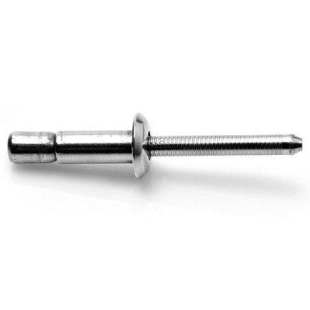 1 x Rivet Aveugle HIGHBOLT Tête Ronde Standard Tout Inox 4.8X10