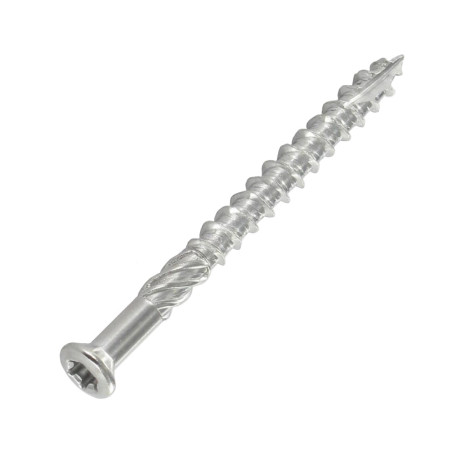 1 x Vis DECK TEKOR Tête fraisée bombée TFB TORX T20 4.5X50 Pointe antifendage type 17 Inox Inox C1 AISI 410