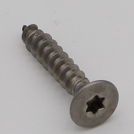 1 x VBA Vis bois agglo Tête fraisée TORX T20 4.5X50 Filetage total Inox A2