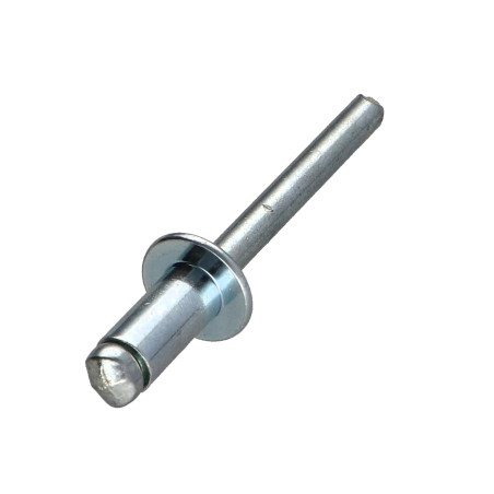 1 x Rivet aveugle tout acier 6X12 Tête Plate