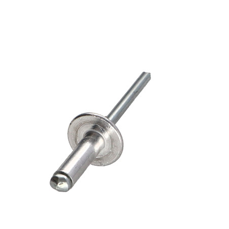 1 x Rivet aveugle Aluminium Tige acier 5X12 Tête EXTRA Large