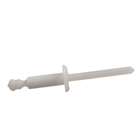 1 x Rivet Aveugle Tête Plate Nylon Polyamide 6.6 5X12