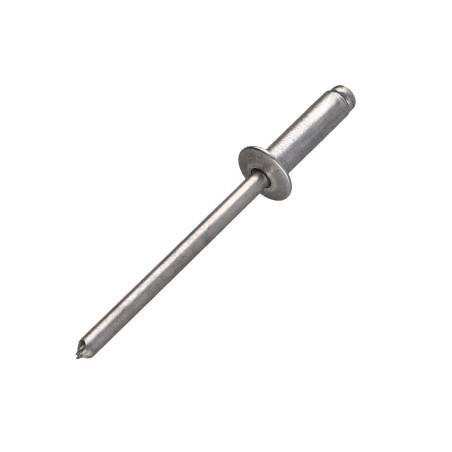 1 x Rivet aveugle tout alu 4X12.9 Tête plate