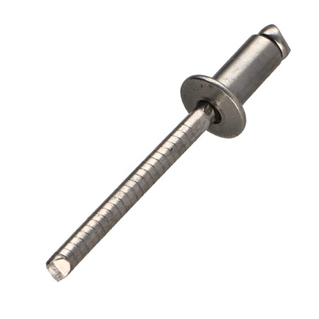 1 x Rivet Aveugle Tout Inox TRS 6.4X18 Epaisseur de serrage 10 à 12