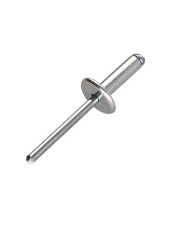 Rivet aveugle Aluminium Tige acier 5X25 Tête EXTRA Large