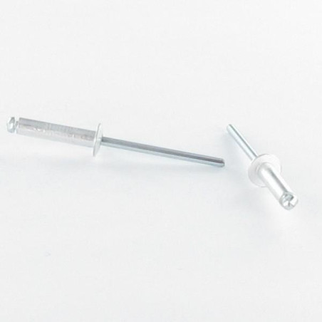 1 x Rivet aveugle tout acier 5X50 Tête Plate