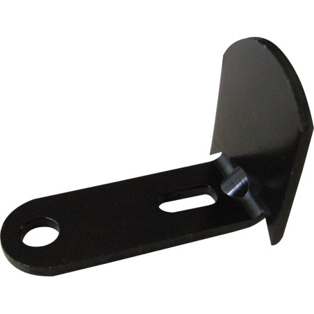 1 x Battement long coudé réglable pour espagnolette de volet 35MM Noir