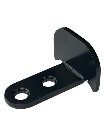 Battement coudé pour espagnolette de volet 25MM Noir
