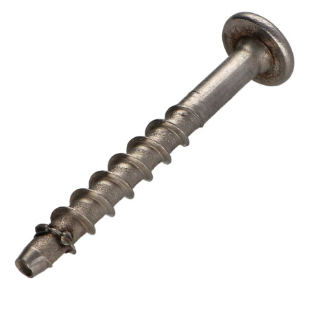 1 x Vis béton Tête Bombée TORX T30 Inox A4 7.5X80 Filetée sur 25