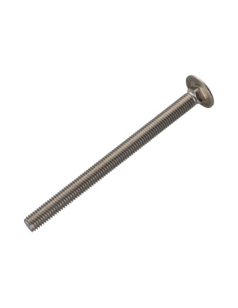 TRCC JAPY tête ronde collet carré Inox A2 M6X110 Filetage total