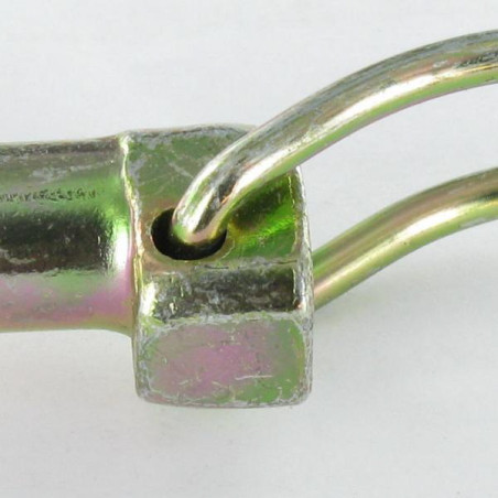 1 x Goupille clips 6X45 Pour Tube Bichromaté