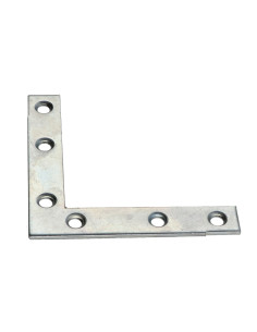Equerre Plate renfort Bout Carré 70X70X12 Acier zingué