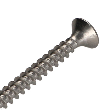 1 x VBA Vis bois agglo Inox A2 Tête fraisée Pozi 4.5X60