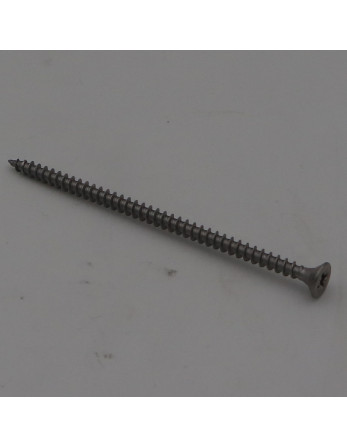 VBA Vis bois agglo Inox A2 Tête fraisée Pozi 5X100 Filetage total