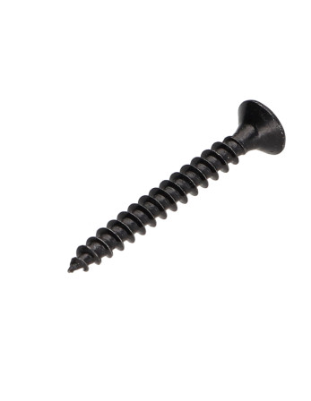 VBA Vis bois agglo Inox A2 Noir Tête fraisée Pozi 6X30