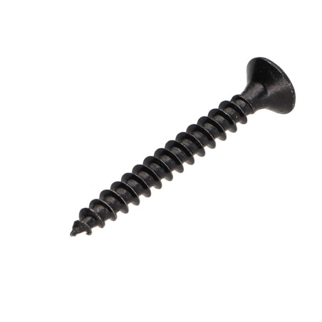 1 x VBA Vis bois agglo Inox A2 Noir Tête fraisée Pozi 6X30
