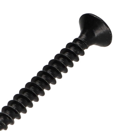 1 x VBA Vis bois agglo Inox A2 Noir Tête fraisée Pozi 6X30