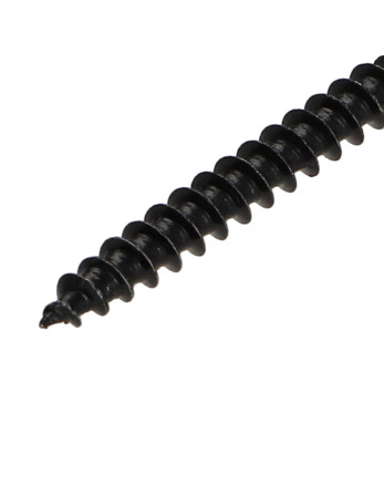 VBA Vis bois agglo Inox A2 Noir Tête fraisée Pozi 6X30