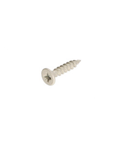 VBA Vis bois agglo Inox A2 Tête fraisée Pozi 4X20 Laqué...
