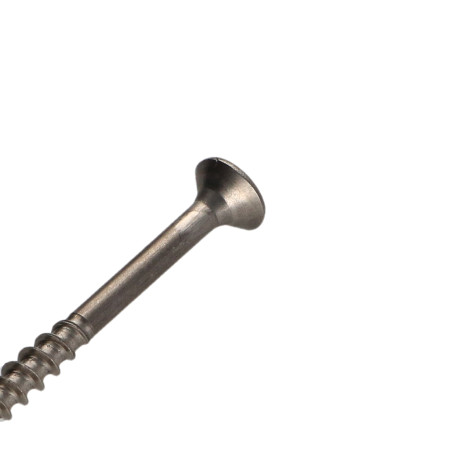 1 x VBA Vis bois agglo Inox A2 Tête fraisée Pozi 4X50 Filetée sur 30