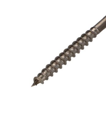 VBA Vis bois agglo Inox A2 Tête fraisée Pozi 4X50 Filetée sur 30
