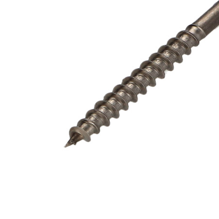 1 x VBA Vis bois agglo Inox A2 Tête fraisée Pozi 4X50 Filetée sur 30