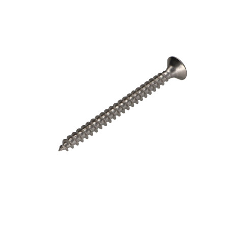 1 x VBA Vis bois agglo Inox A2 Tête fraisée Pozi 6X55