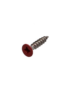 VBA Vis bois agglo Inox A2 Tête fraisée Pozi 4X20 RAL3000