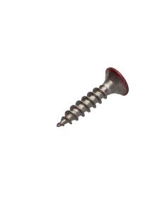 VBA Vis bois agglo Inox A2 Tête fraisée Pozi 4X20 RAL3000 2