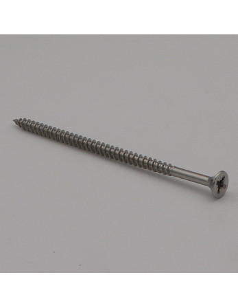 VBA Vis bois agglo Inox A2 Tête fraisée Pozi 6X120