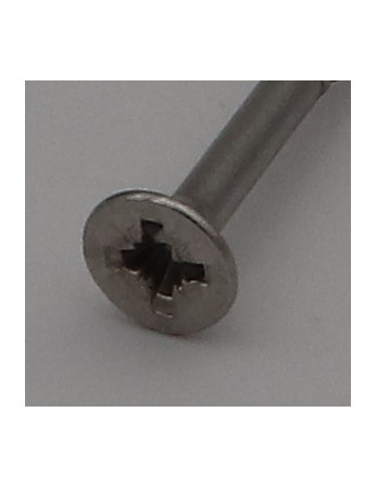 VBA Vis bois agglo Inox A2 Tête fraisée Pozi 6X120