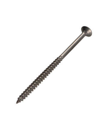 VBA Vis bois agglo Inox A2 Tête fraisée Pozi 5X90 Filetée sur 50