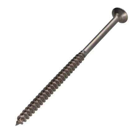 1 x VBA Vis bois agglo Inox A2 Tête fraisée Pozi 5X100 Filetage partiel