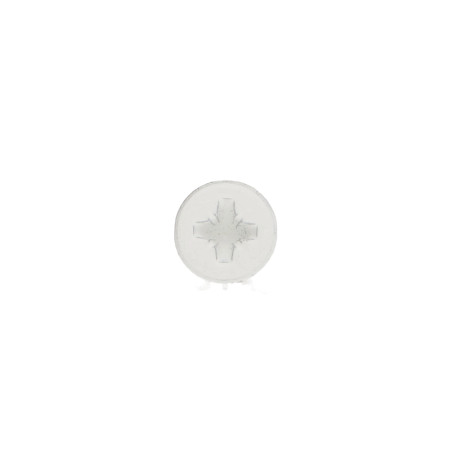 1 x VBA Vis bois agglo Inox A2 Tête fraisée Pozi 4X20 Laqué blanc 9016