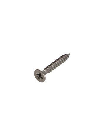 VBA Vis bois agglo Inox A2 Tête fraisée Pozi 4X40