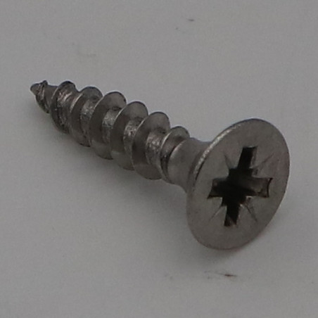 1 x VBA Vis bois agglo Inox A2 Tête fraisée Pozi 4X20
