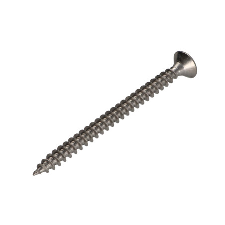 1 x VBA Vis bois agglo Inox A2 Tête fraisée Pozi 4.5X80