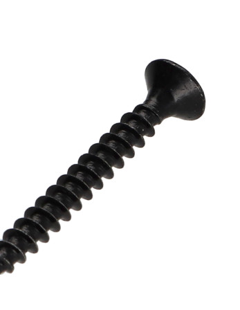 VBA Vis bois agglo Inox A2 Noir Tête fraisée Pozi 4X35