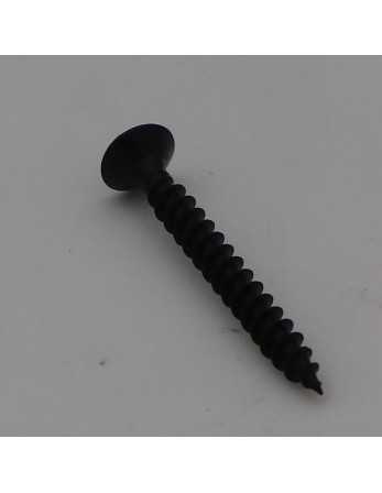 VBA Vis bois agglo Inox A2 Noir Tête fraisée Pozi 4X35