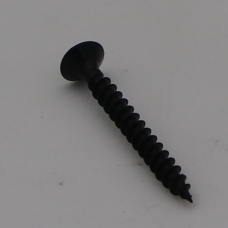1 x VBA Vis bois agglo Inox A2 Noir Tête fraisée Pozi 4X35