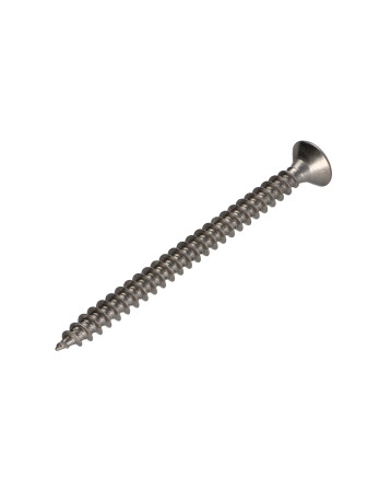 VBA Vis bois agglo Inox A2 Tête fraisée Pozi 6X90