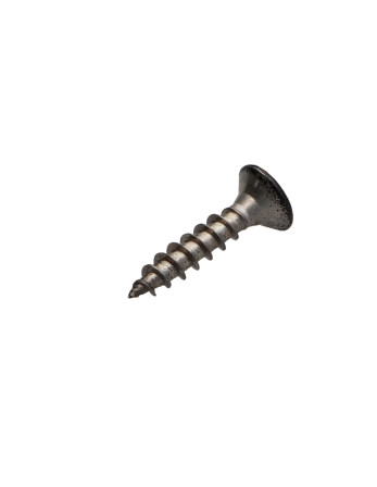 VBA Vis bois agglo Inox A2 Tête fraisée Pozi 4X20 Laqué noir