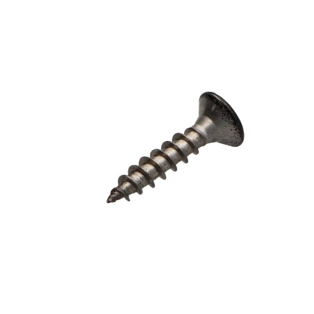1 x VBA Vis bois agglo Inox A2 Tête fraisée Pozi 4X20 Laqué noir