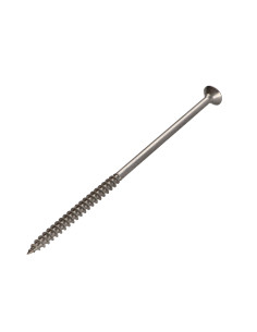 VBA Vis bois agglo Inox A2 Tête fraisée Pozi 4X60 Filetée... 2