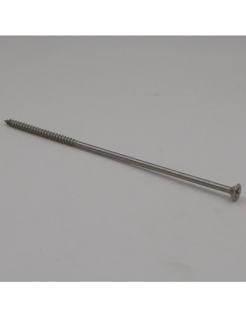 VBA Vis bois agglo Inox A2 Tête fraisée Pozi 6X200