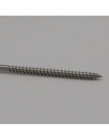 VBA Vis bois agglo Inox A2 Tête fraisée Pozi 6X200