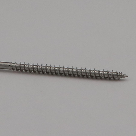 1 x VBA Vis bois agglo Inox A2 Tête fraisée Pozi 6X200