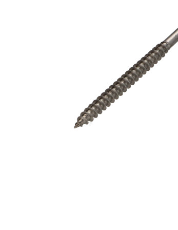 VBA Vis bois agglo Inox A2 Tête fraisée Pozi 6X100 Filetée sur 60