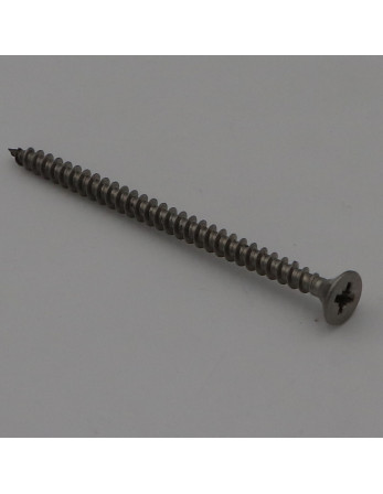 VBA Vis bois agglo Inox A2 Tête fraisée Pozi 5X70