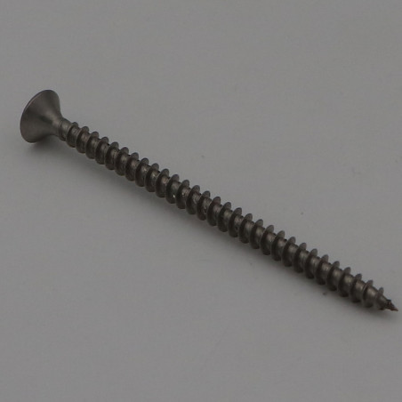 1 x VBA Vis bois agglo Inox A2 Tête fraisée Pozi 5X70
